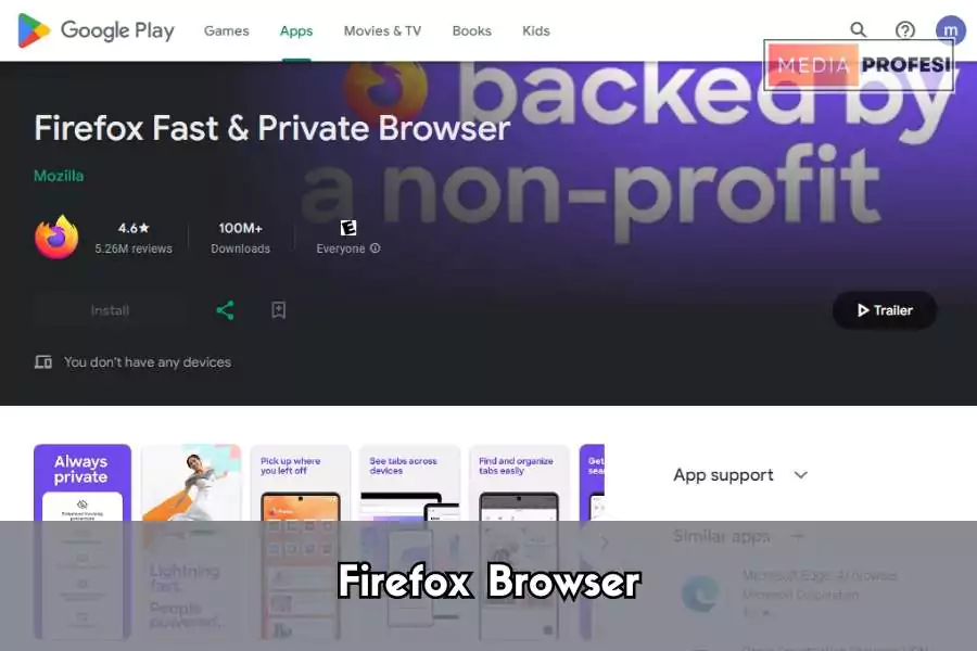 Browser Anti Blokir Firefox Browser
