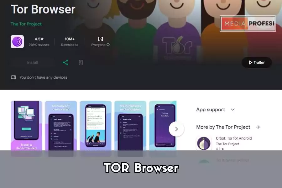 Browser Anti Blokir TOR Browser