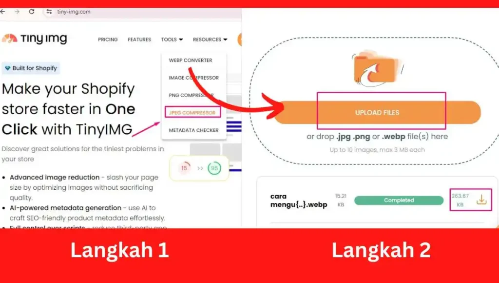 3 Langkah Praktis Cara mengubah WebP ke JPG cara mengubah webp ke jpg dengan tiny img