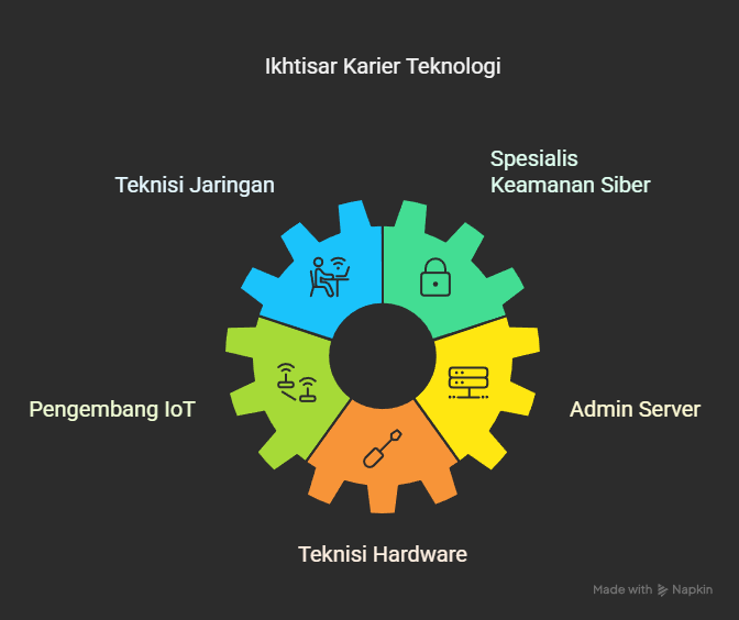 Tabel 5 profesi TKJ populer di 2025